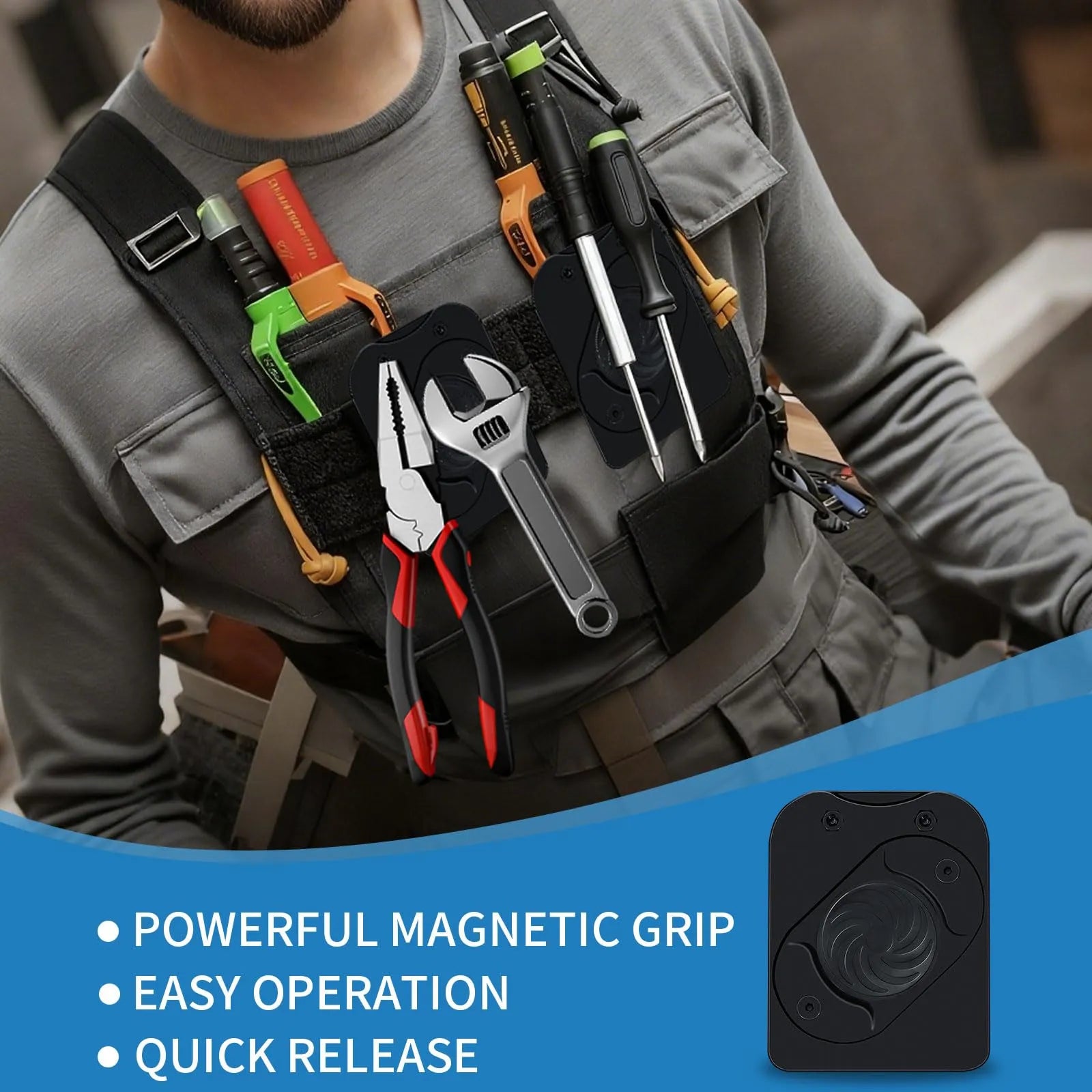 Mroace Strong Magnetic Belt Clip Tool Holder