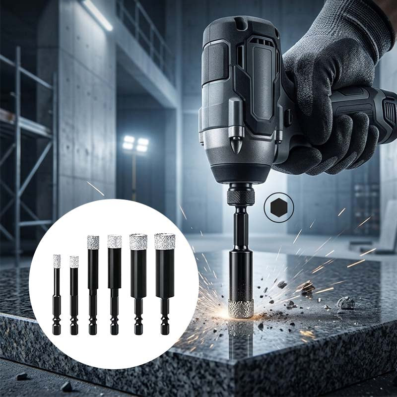 Mroace Brazed Diamond Precision Drill Bit Set