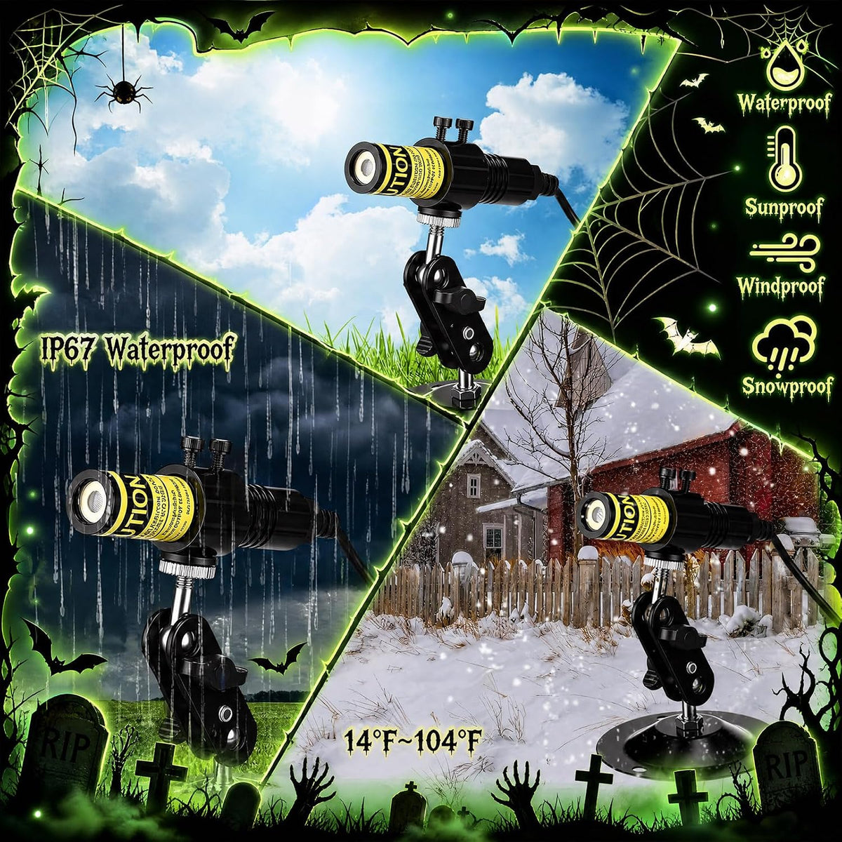Mroace Laser Halloween Projector