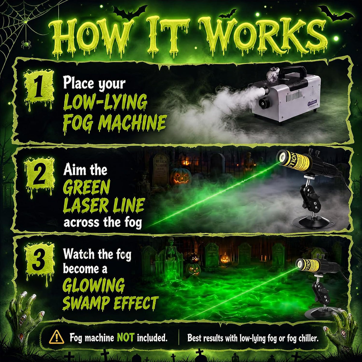 Mroace Laser Halloween Projector