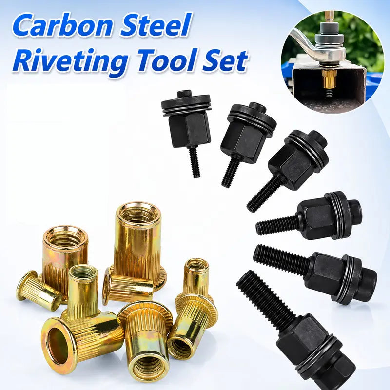 Mroace Carbon Steel Rivet Nut Tool Kit