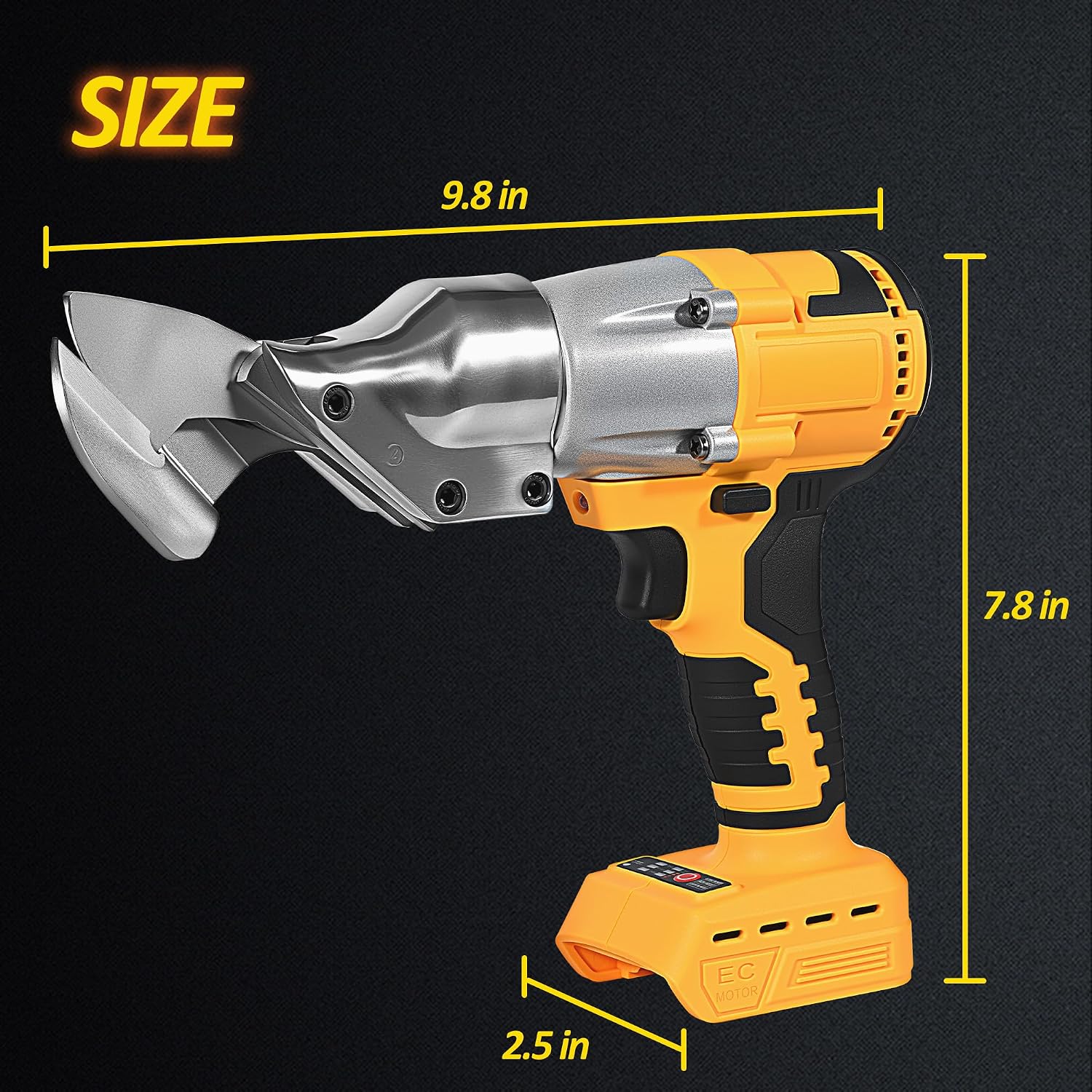 Mroace Cordless Electric Sheet Metal Cutter