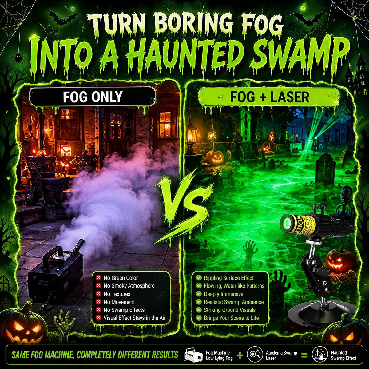Mroace Laser Halloween Projector