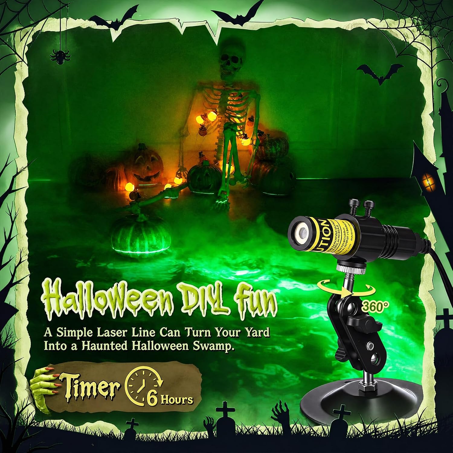 Mroace Laser Halloween Projector