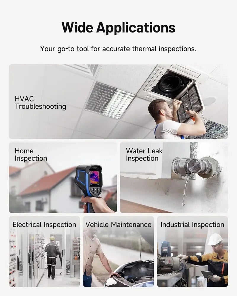 Mroace Mini Thermal Camera with 240×240 TISR Imaging and -4°F to 842°F Range