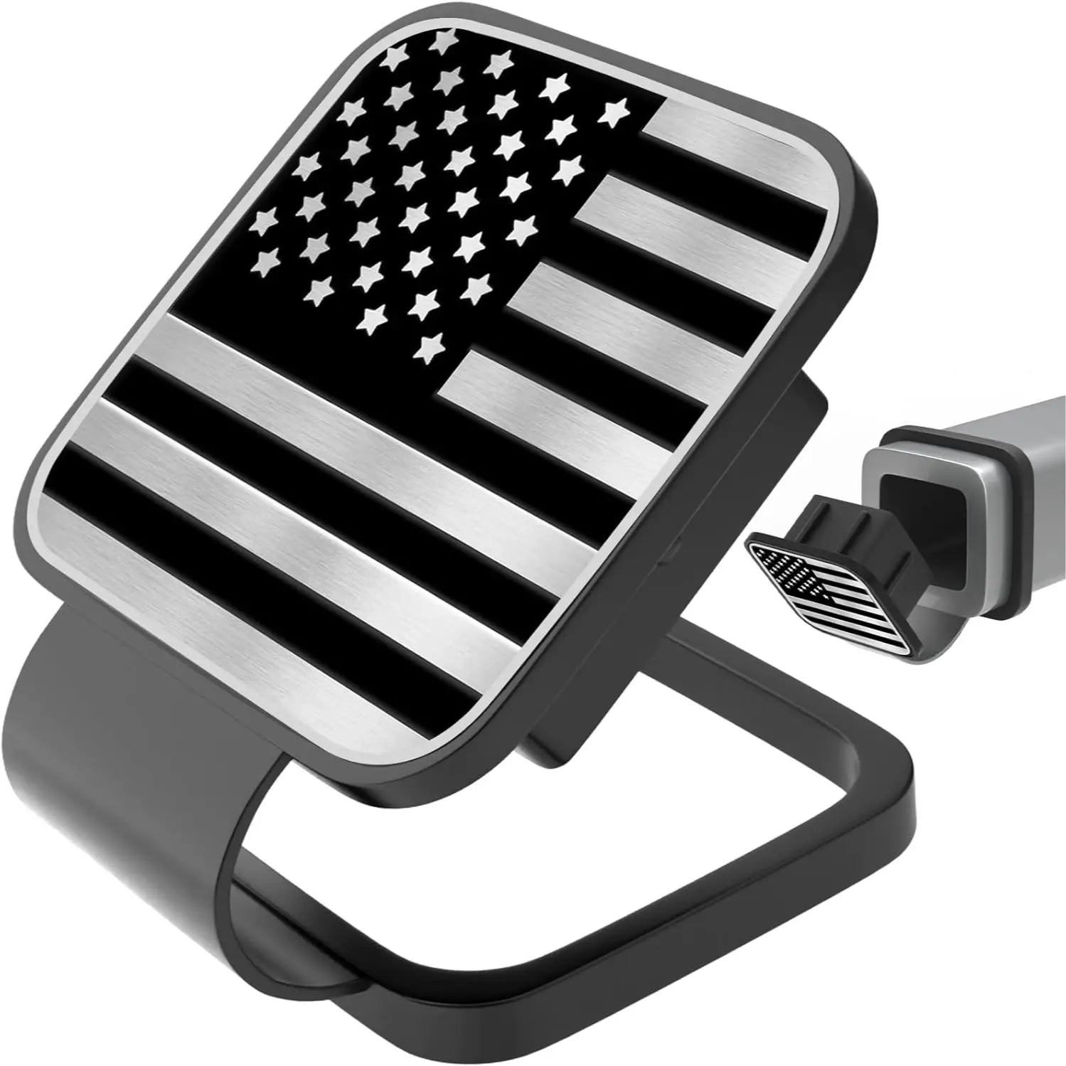 Mroace American Flag Hitch Cover for 2 Inch Receivers