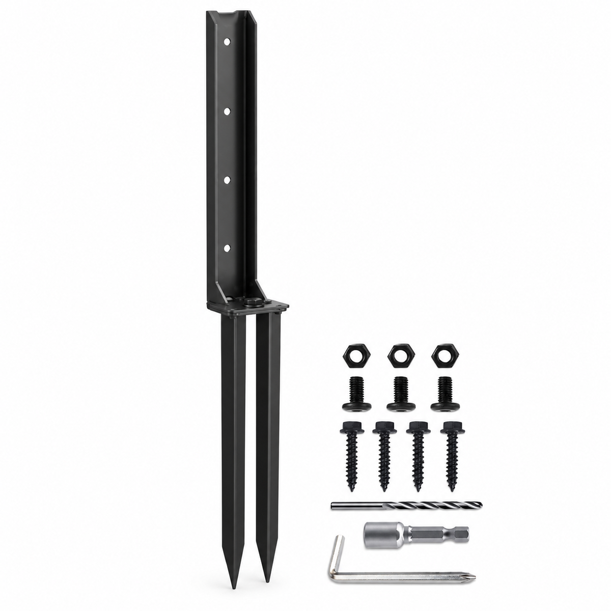 Mroace Heavy Duty Fence Post Repair Support Stakes