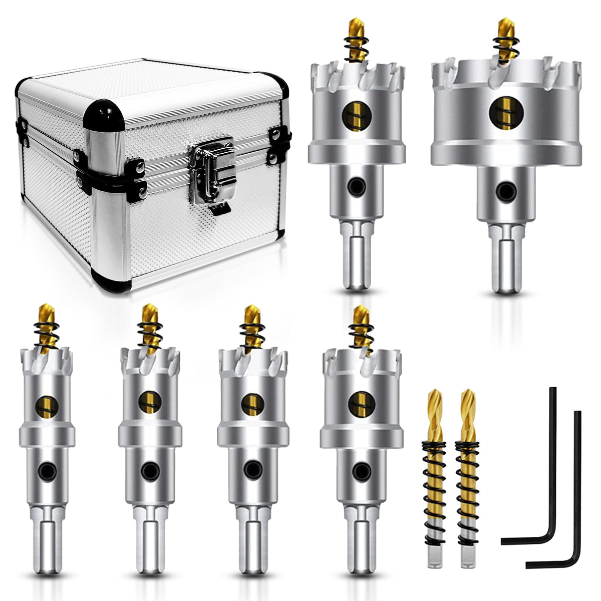Mroace Tungsten Carbide Hole Saw Kit