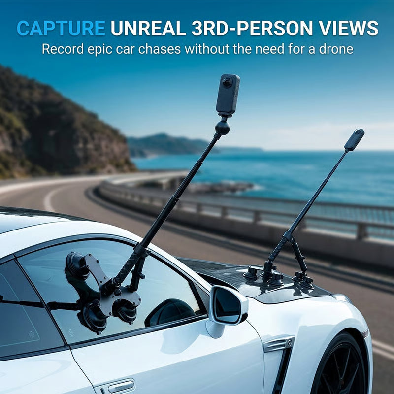 Mroace Action Camera Suction Mount Kit