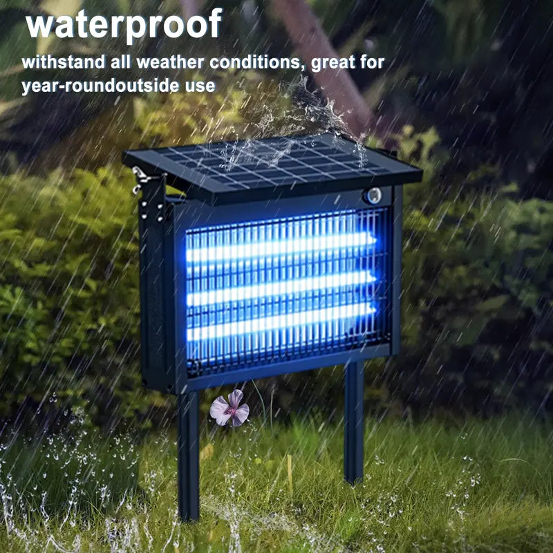 Mroace Smart Light-Sensor Waterproof Solar Bug Zapper