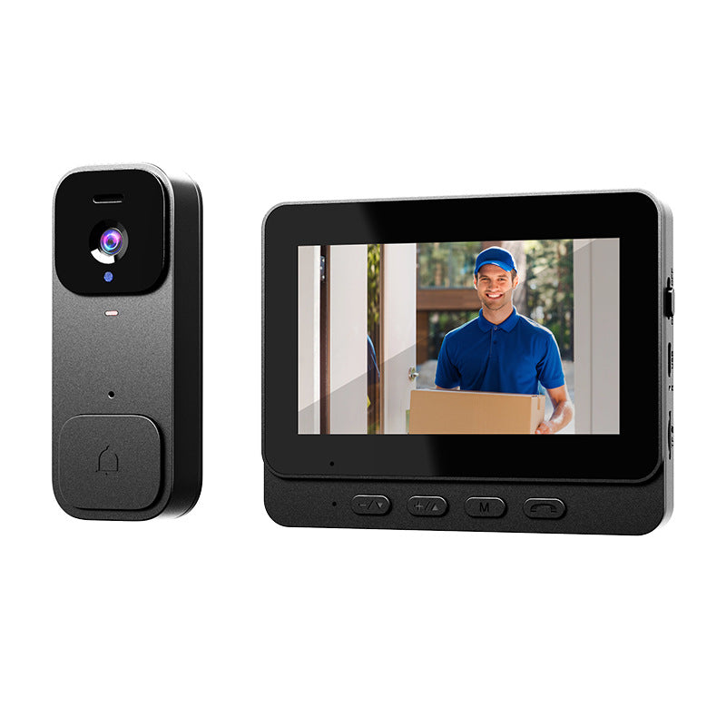 Mroace No WiFi Video Doorbell with Screen