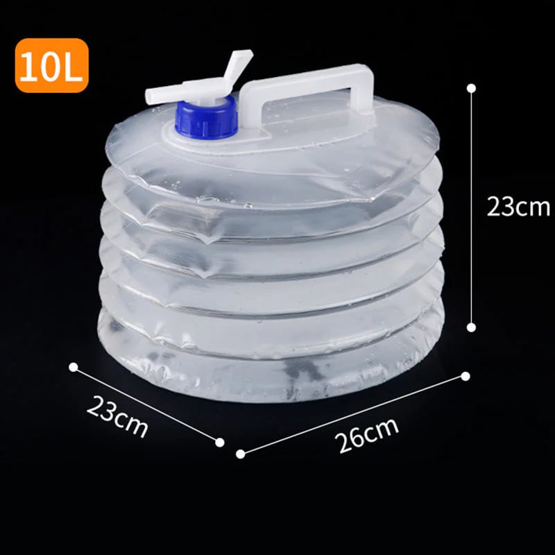 🔥LAST DAY 50% OFF - 🚿Collapsible Food-Grade Water Container with Leak-Proof Spigot | Space-Saving Portable Water Jug for Camping & Outdoor Trips ⛺