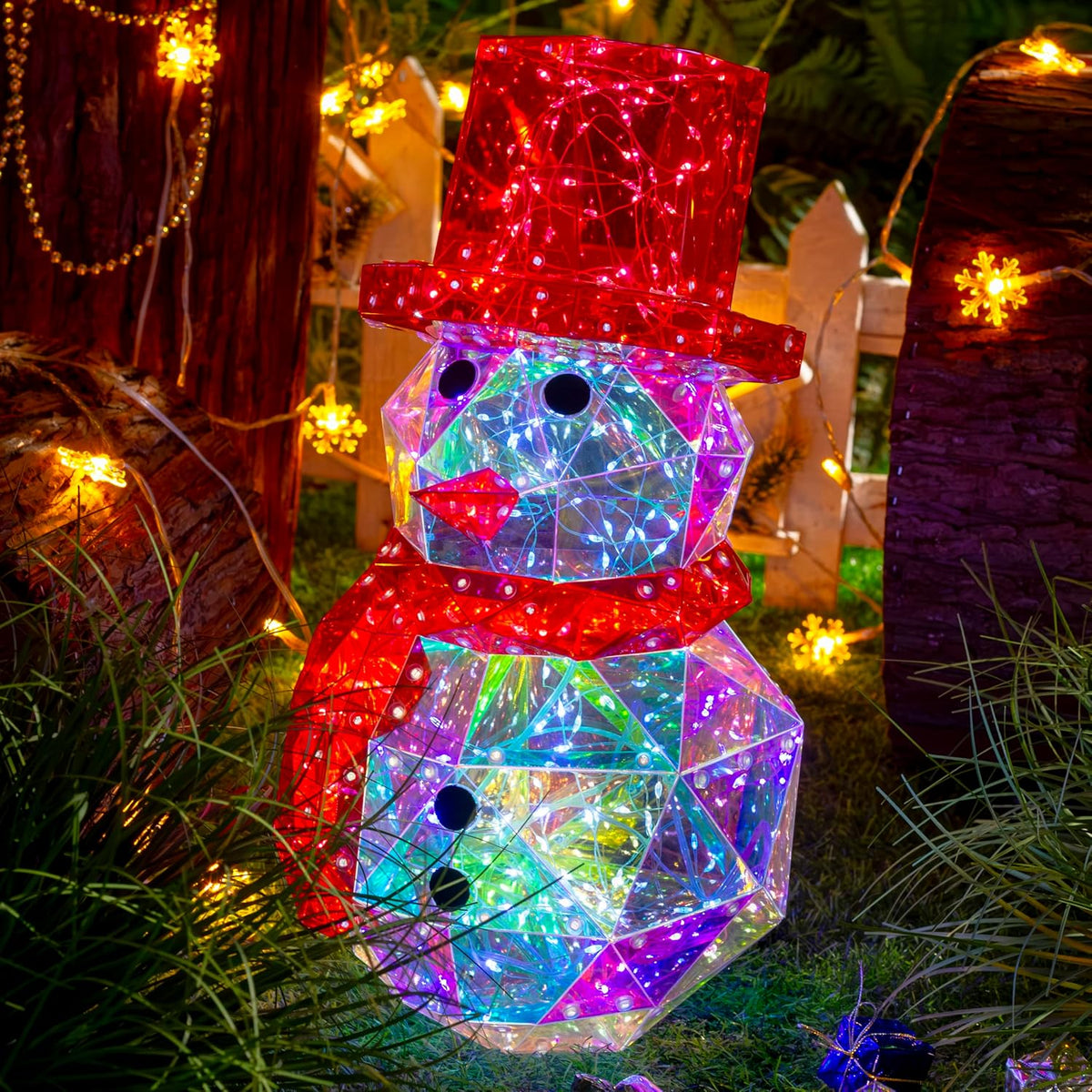 Mroace Remote Controlled Holographic Christmas Figure