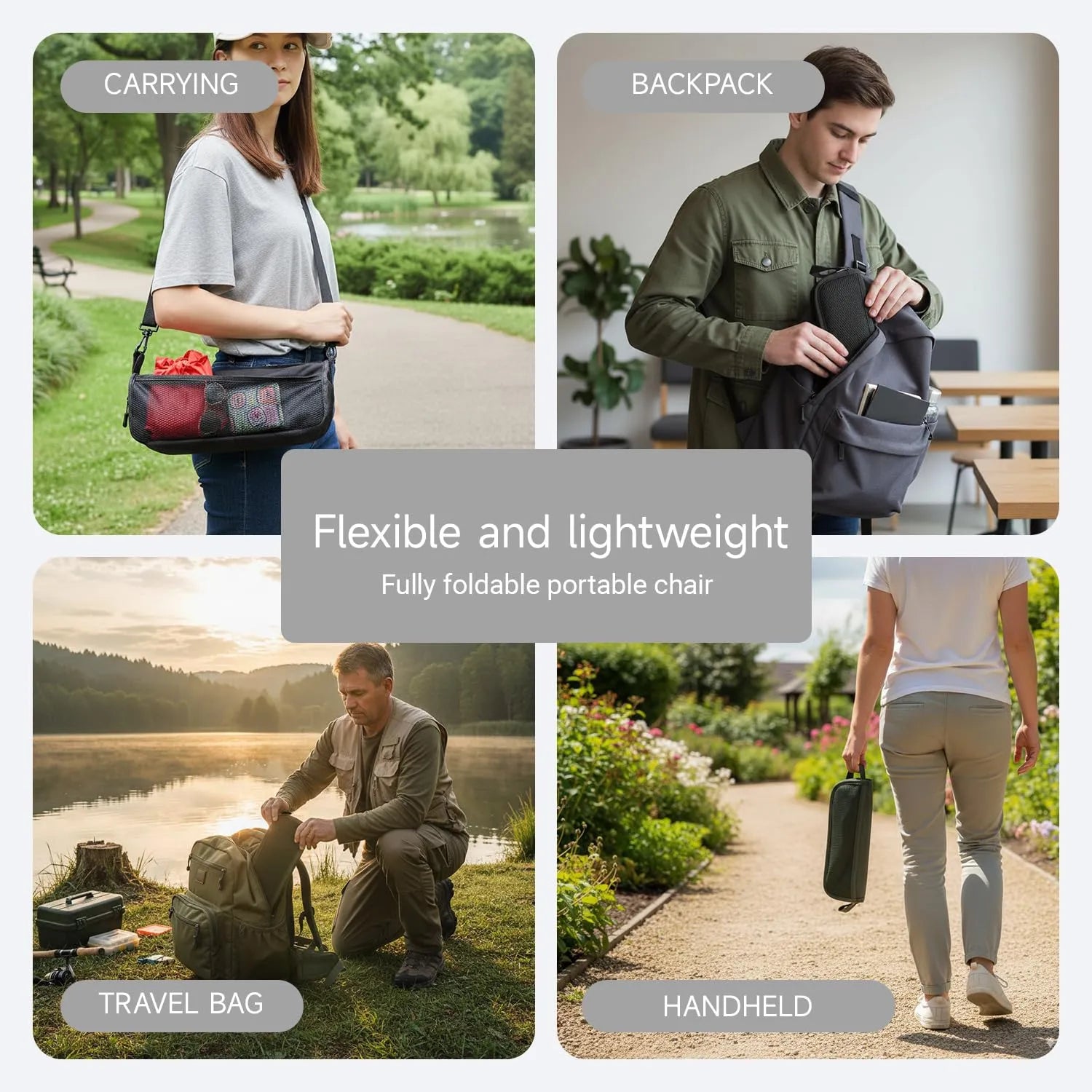 Mroace Lightweight Folding Camping Stool