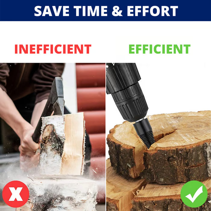 Mroace Heavy Duty Firewood Log Splitter Drill Bit