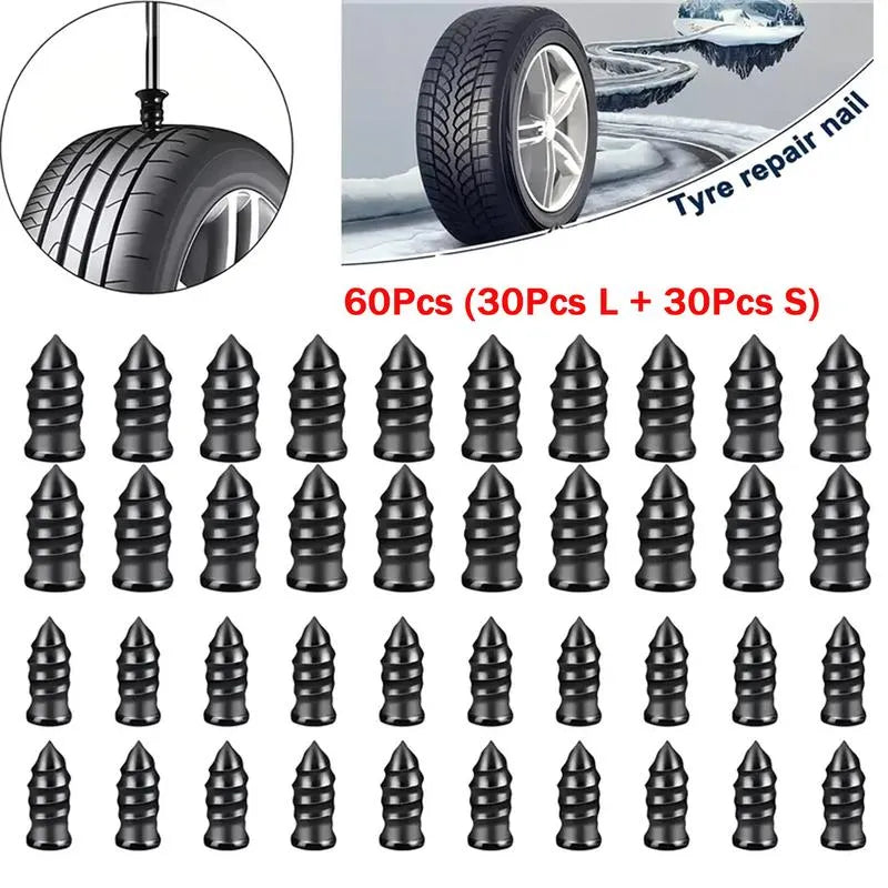 Mroace Self Sealing Rubber Tire Repair Nail Kit