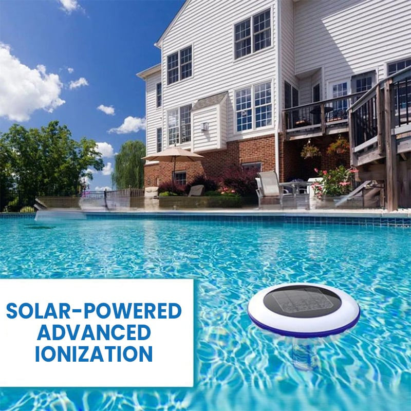 Mroace Solar Water Purifying Pool Ionizer