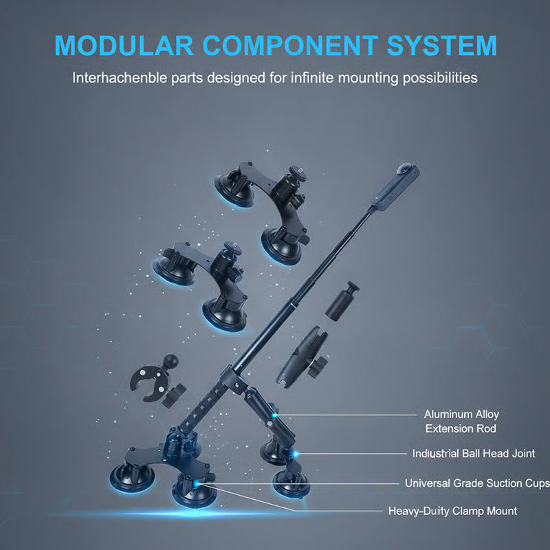 Mroace Action Camera Suction Mount Kit