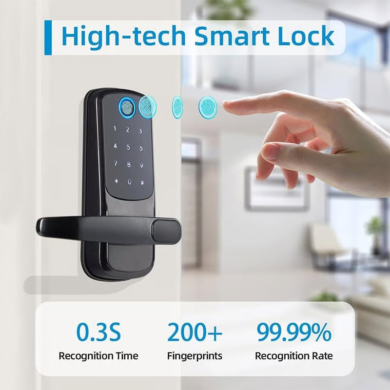Mroace Single-Cylinder Smart Fingerprint Lock