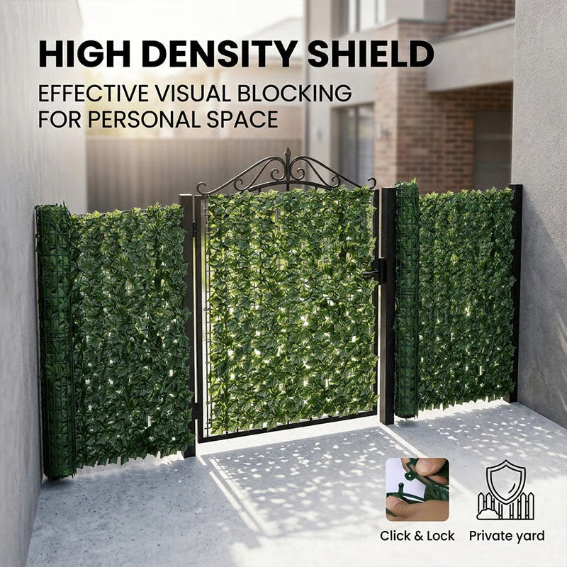 Mroace Artificial Greenery Privacy Fence Screen
