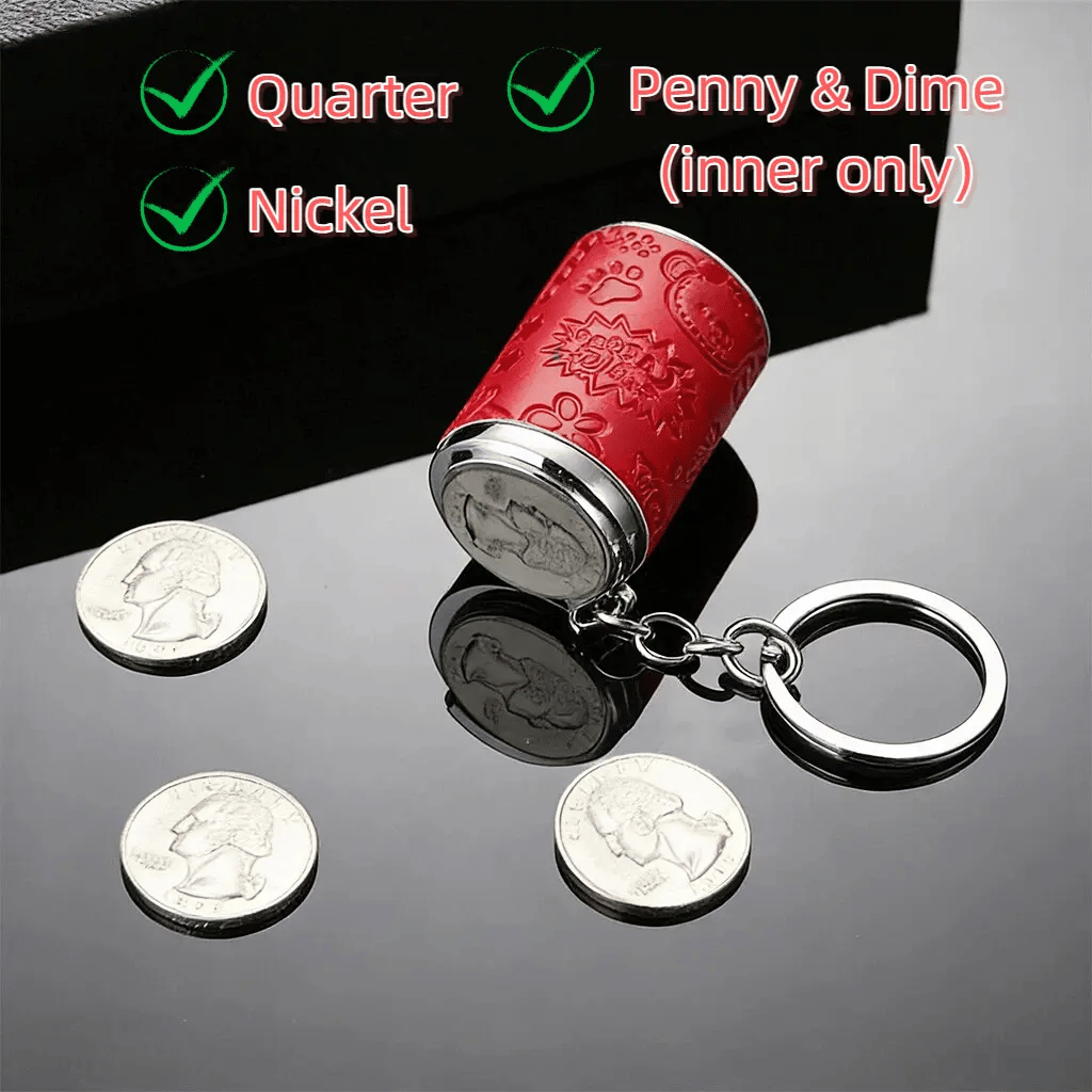 Mroace Mini Coin Storage Keychain