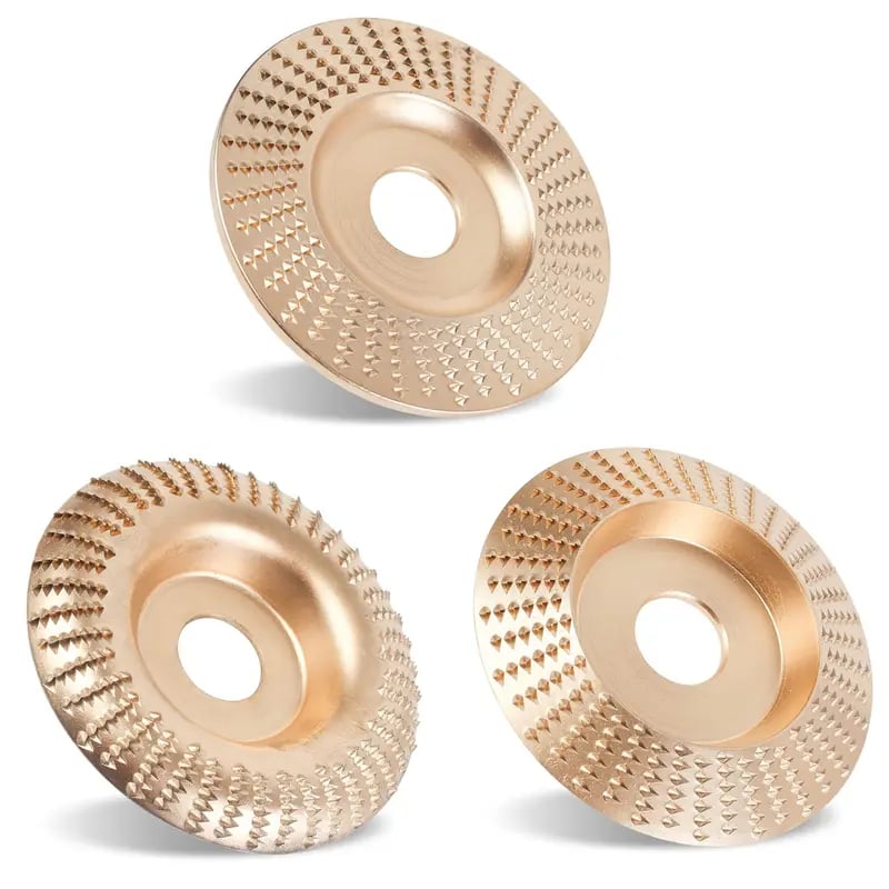 Mroace Heavy-Duty Wood Carving Disc Set (3PCS)