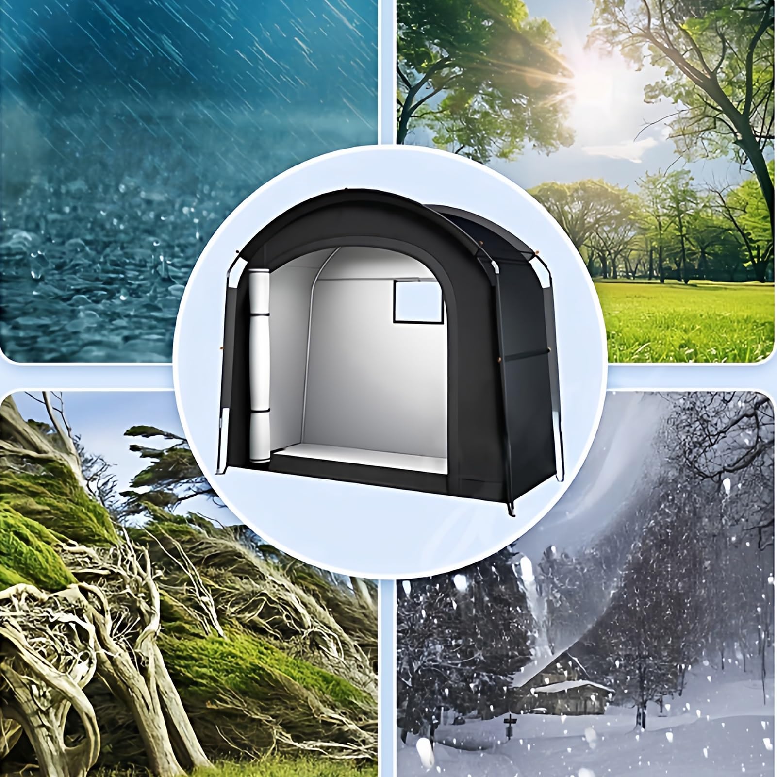 Mroace Waterproof Outdoor Storage Shelter