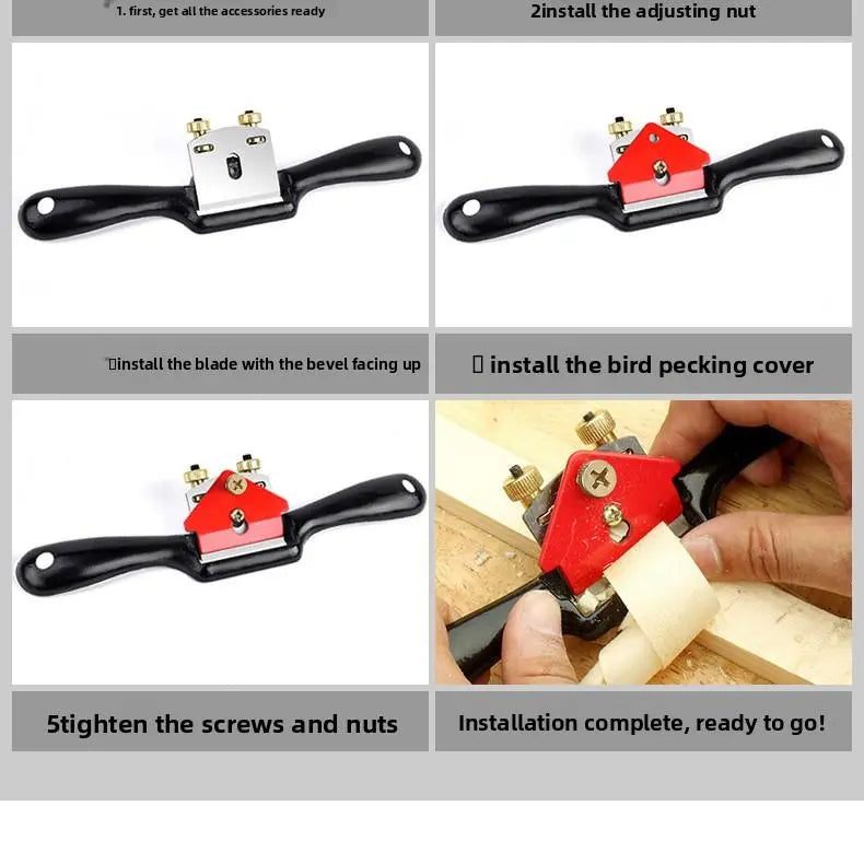 Mroace Adjustable Spokeshave Hand Planer