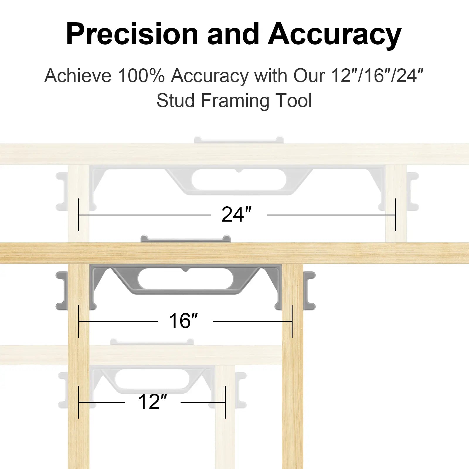 Mroace Precision Stud Layout Measuring Tool