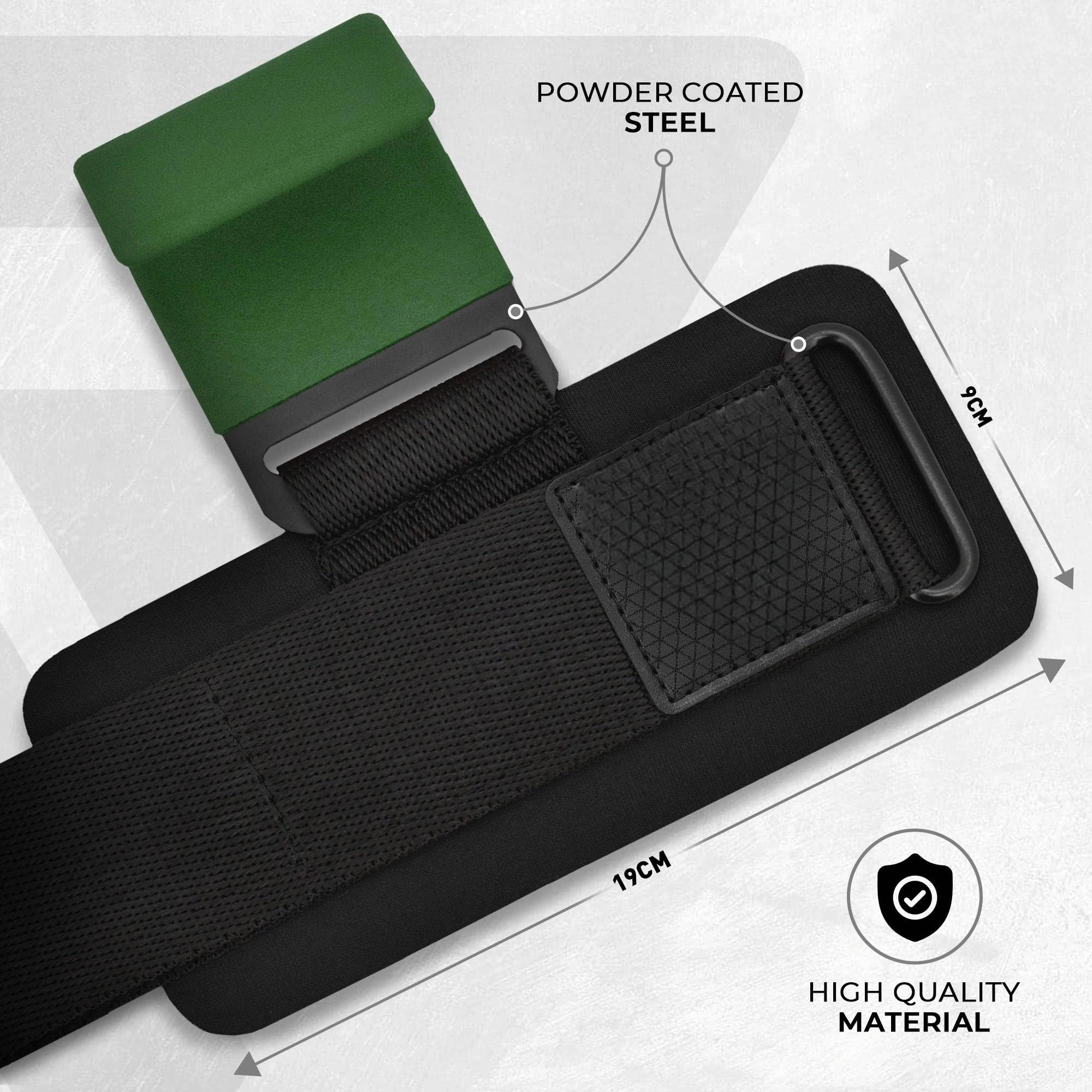 Mroace Neoprene Wrist-Support Weight Lifting Hooks