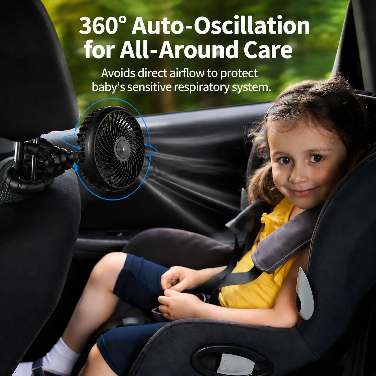 Mroace Portable Stroller Fan