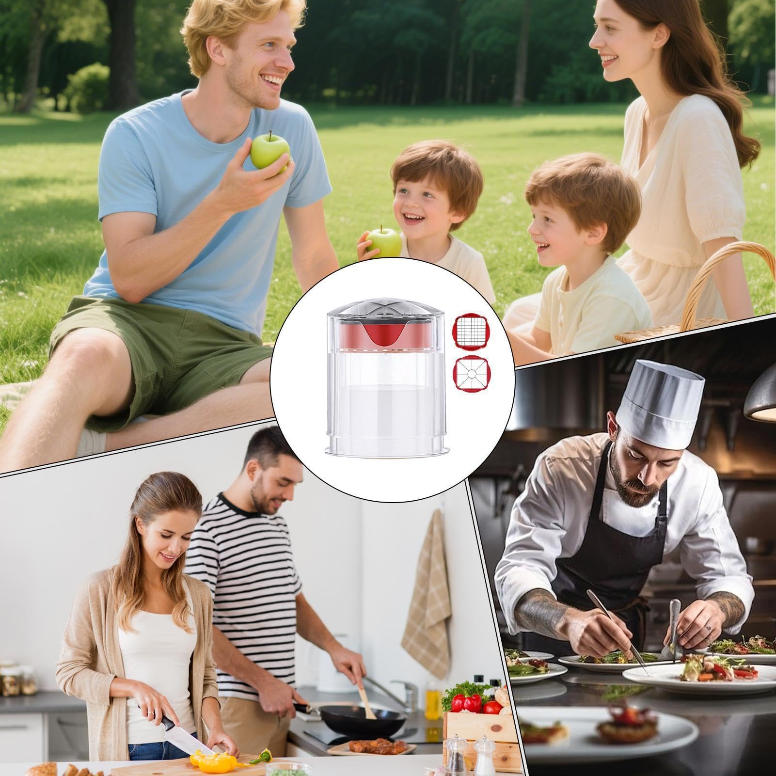 Mroace Manual Press Vegetable Chopper