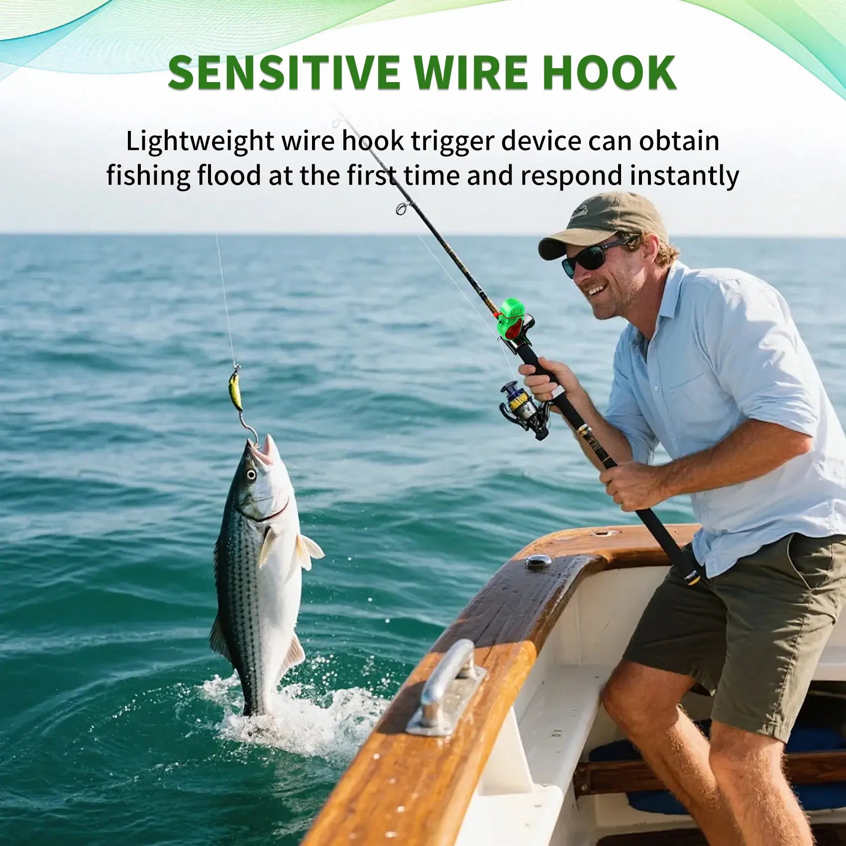 Mroace Electronic Fishing Bite Alarm With LED Light