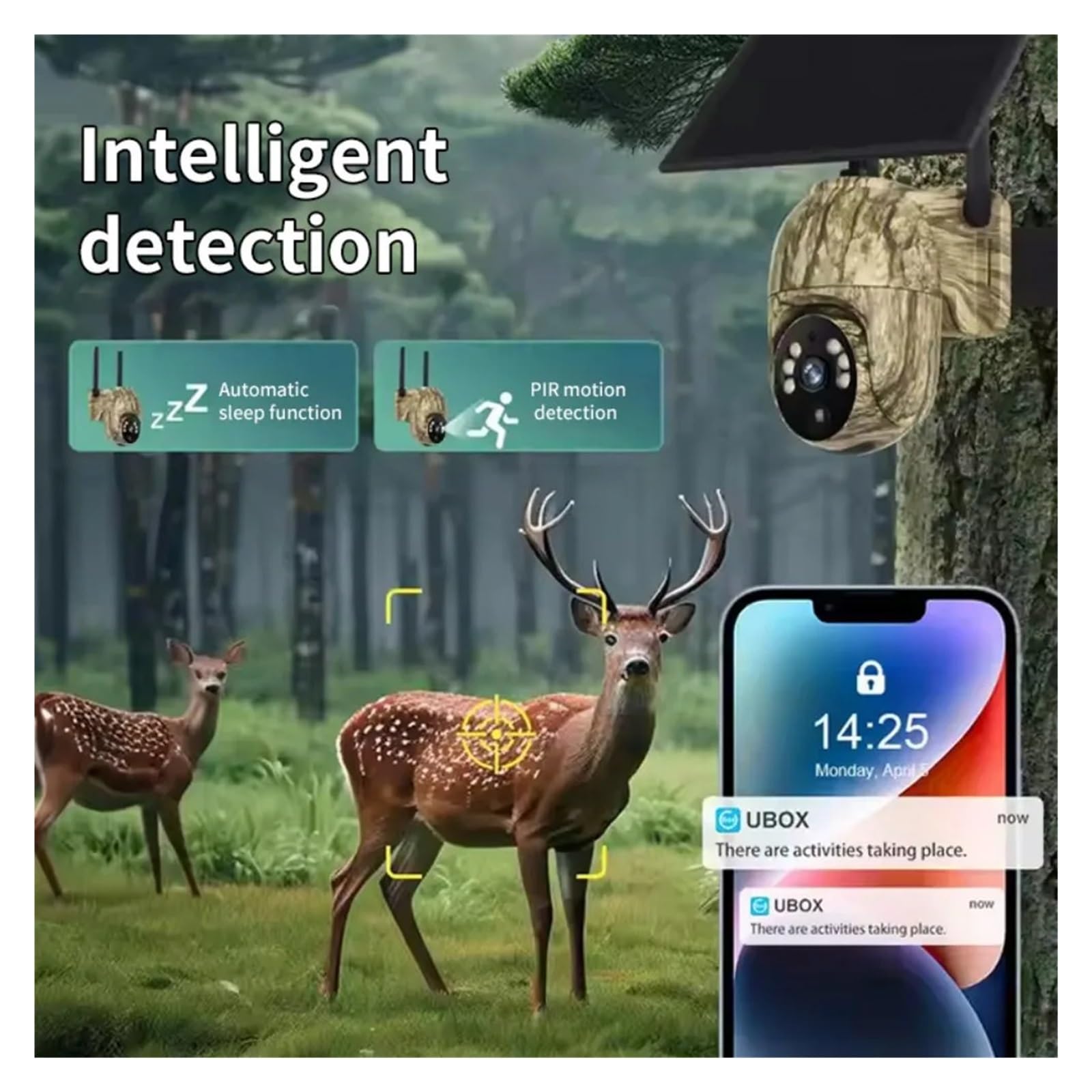 Mroace Smart Solar Trail Camera – Live View on Your Phone