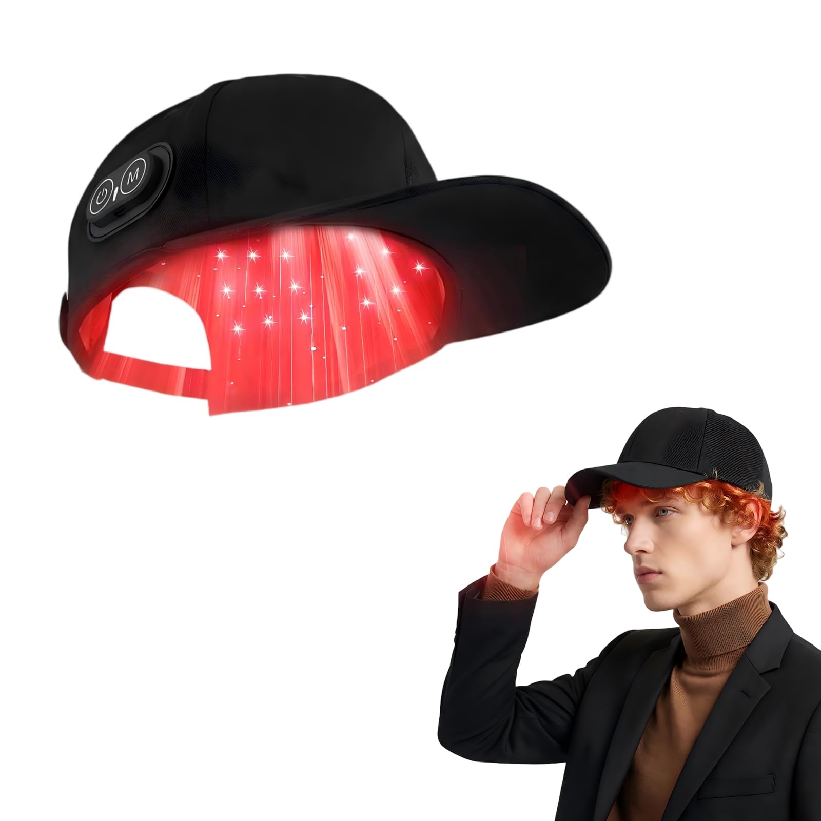 Mroace Wireless Rechargeable Hair Regrowth Laser Cap