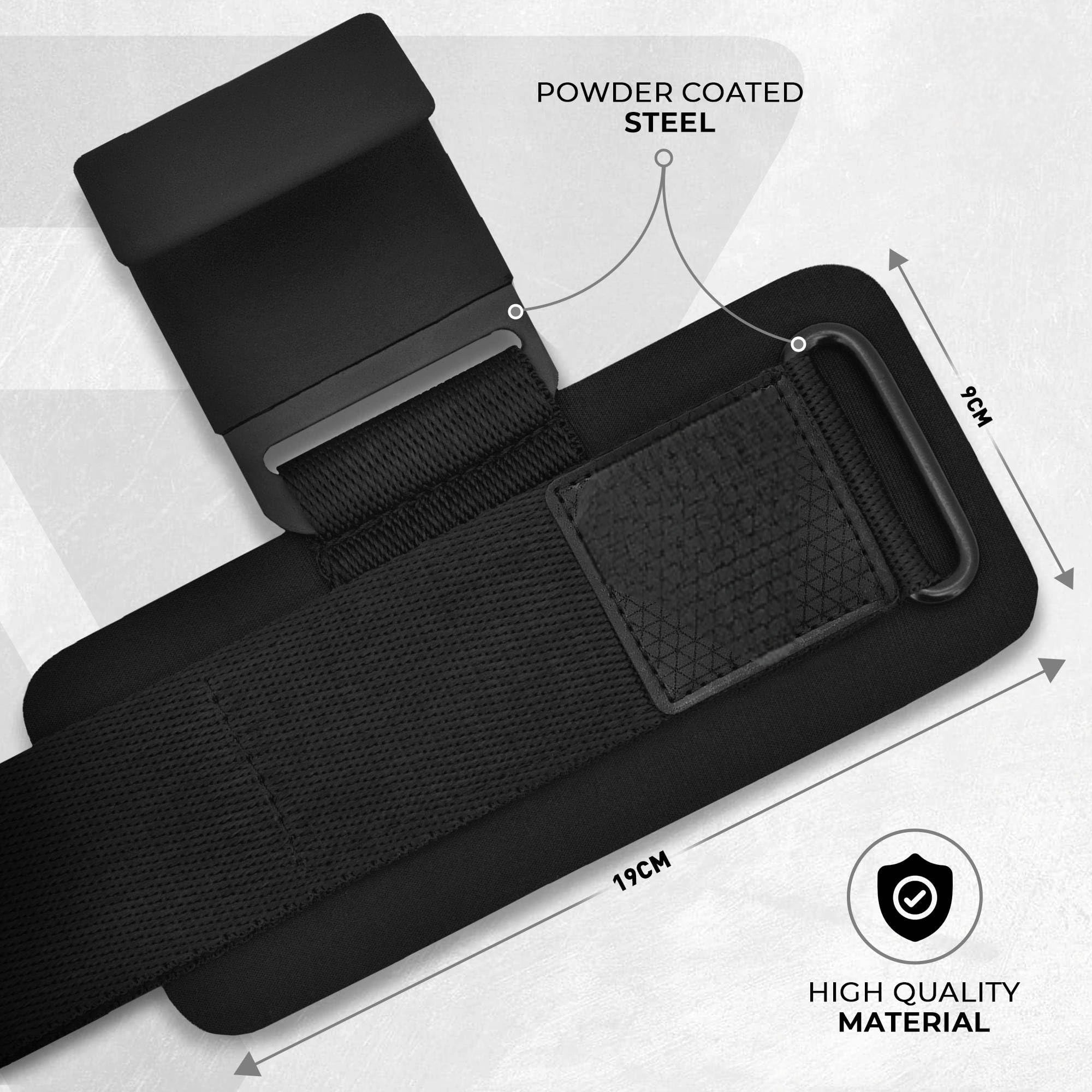 Mroace Neoprene Wrist-Support Weight Lifting Hooks