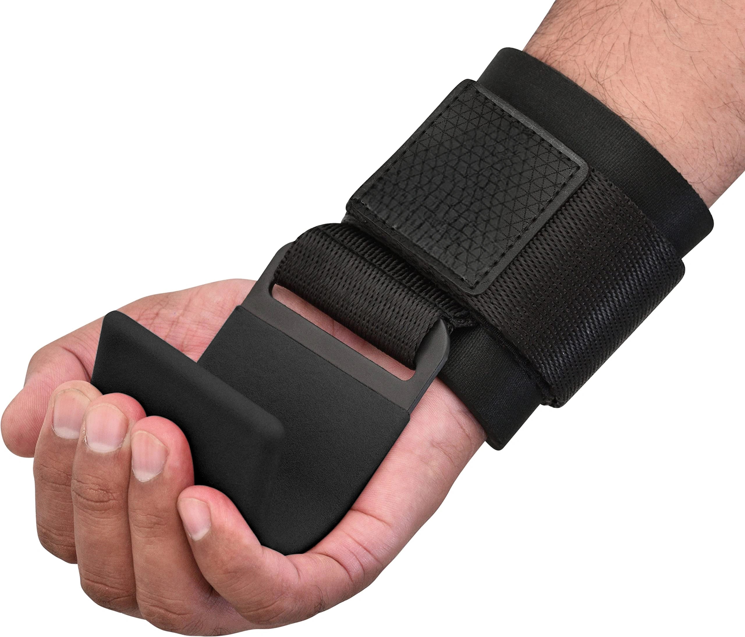 Mroace Neoprene Wrist-Support Weight Lifting Hooks