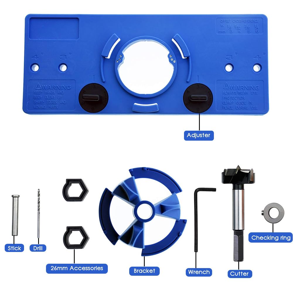 Mroace Concealed Cabinet Hinge Jig