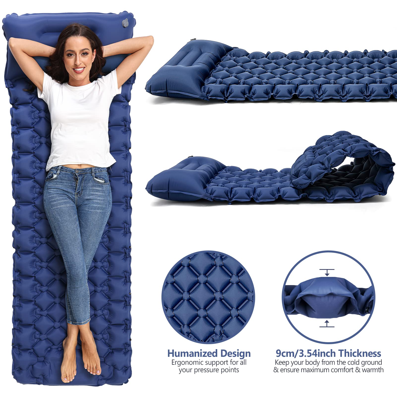 Mroace Ultralight Built In Pump Sleeping Pad