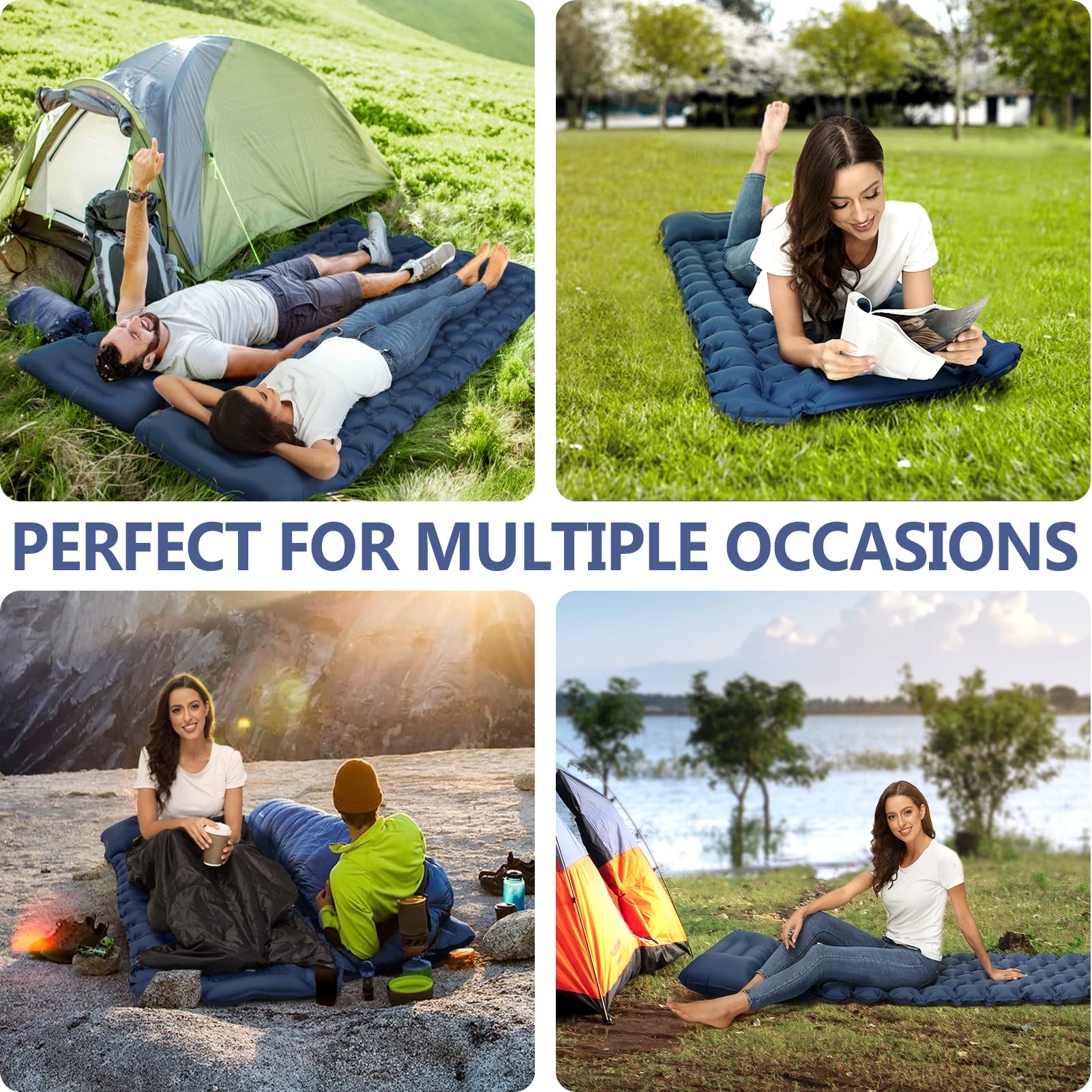 Mroace Ultralight Built In Pump Sleeping Pad