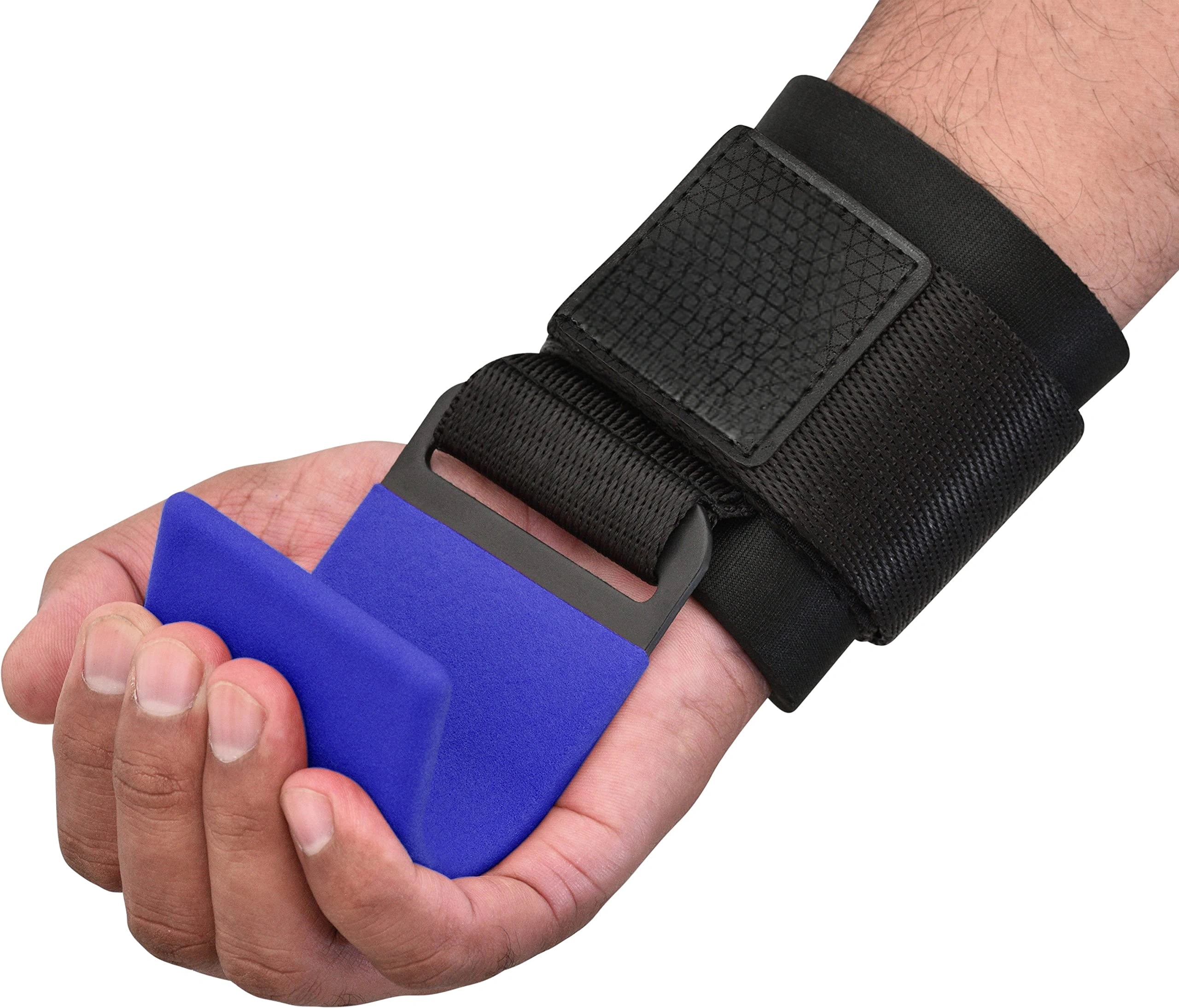 Mroace Neoprene Wrist-Support Weight Lifting Hooks
