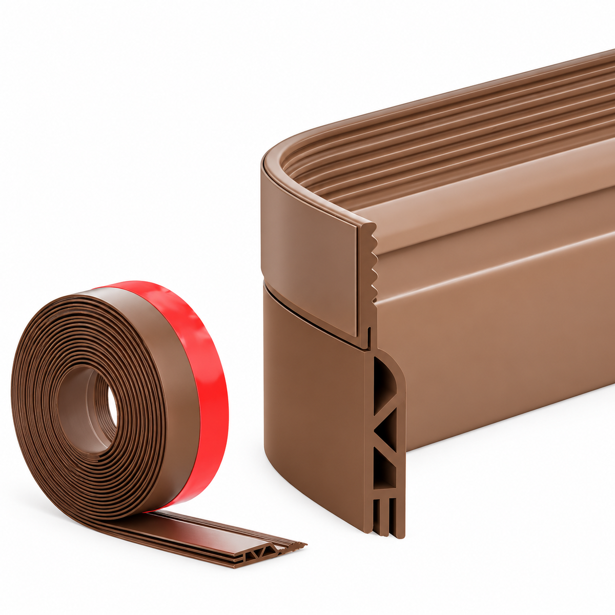 Mroace Adhesive Silicone Door Seal Strip