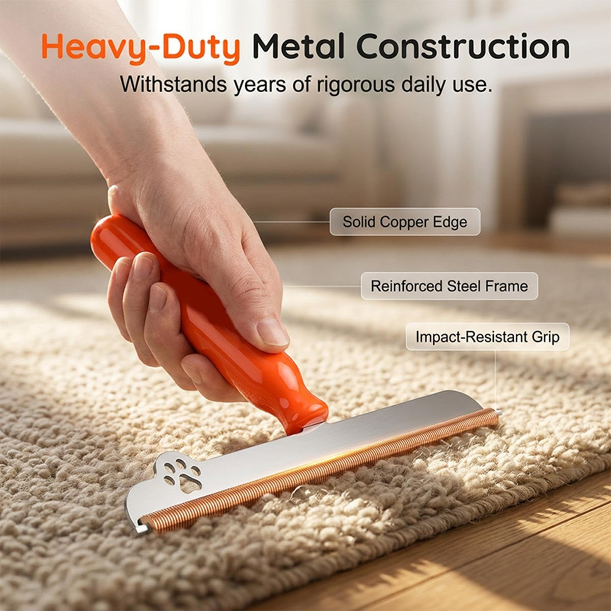 Mroace Long Handle Reusable Pet Hair Remover
