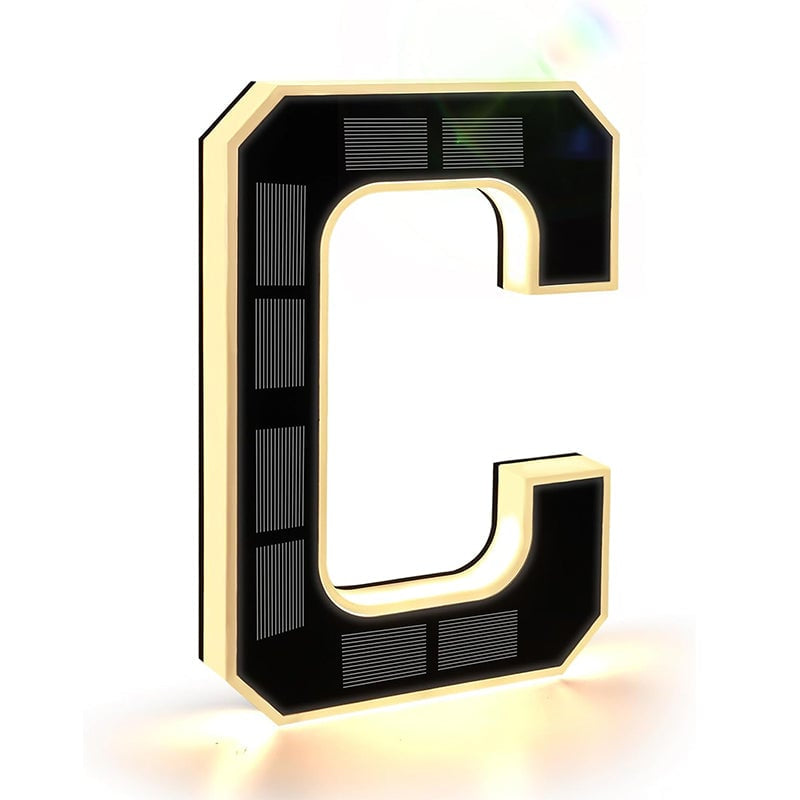 Mroace Waterproof Solar LED House Number Sign