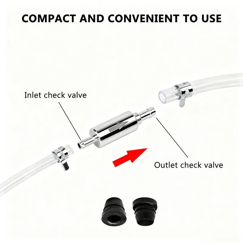 Mroace Universal One Way Brake Bleeder Hose Kit