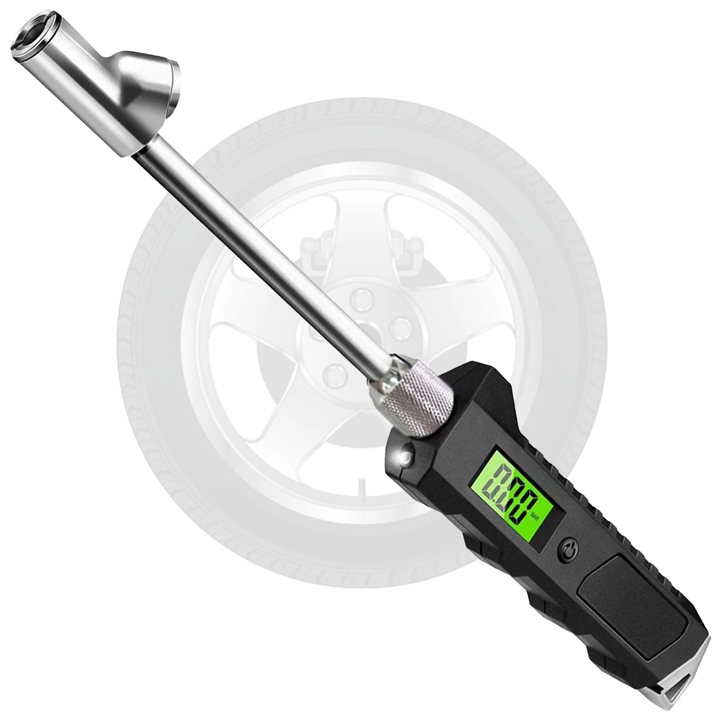 Mroace Digital Tire Pressure Gauge with LCD Flashlight
