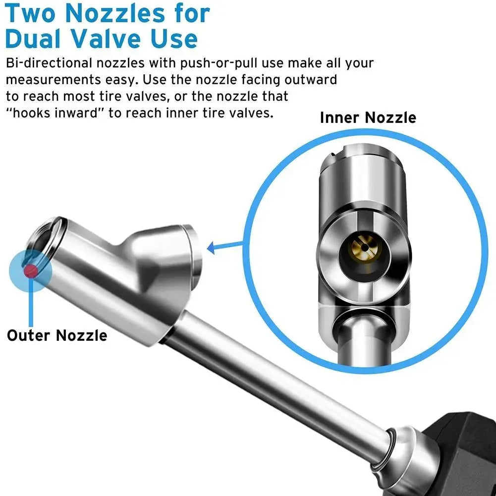 Mroace Digital Tire Pressure Gauge with LCD Flashlight