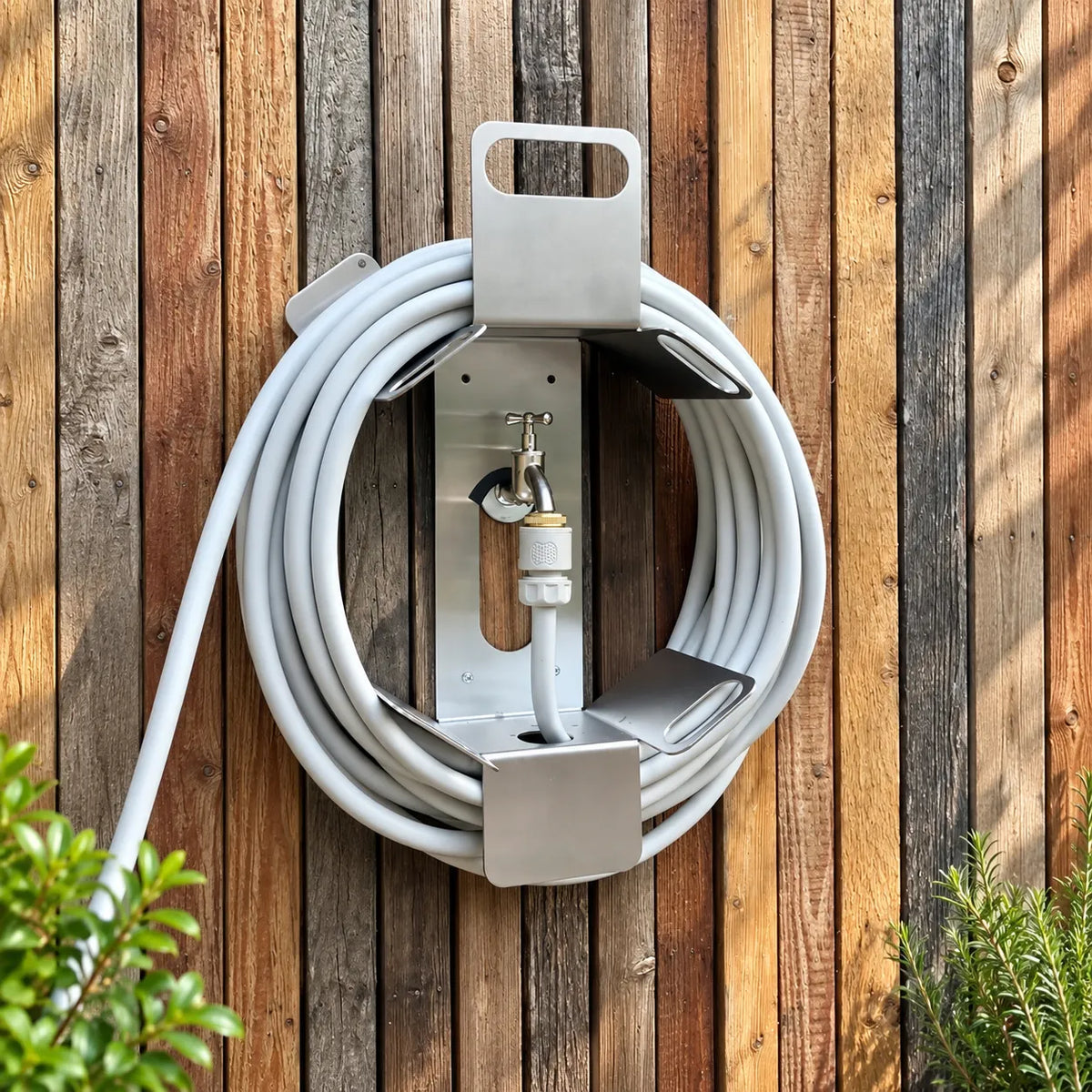 Mroace Heavy Duty Stainless Steel Wall Mounted Hose Holder