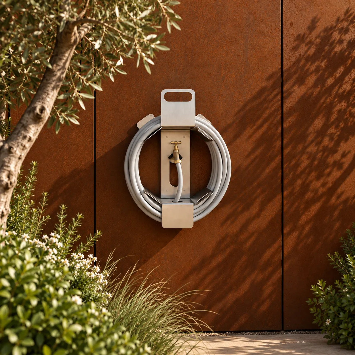 Mroace Heavy Duty Stainless Steel Wall Mounted Hose Holder