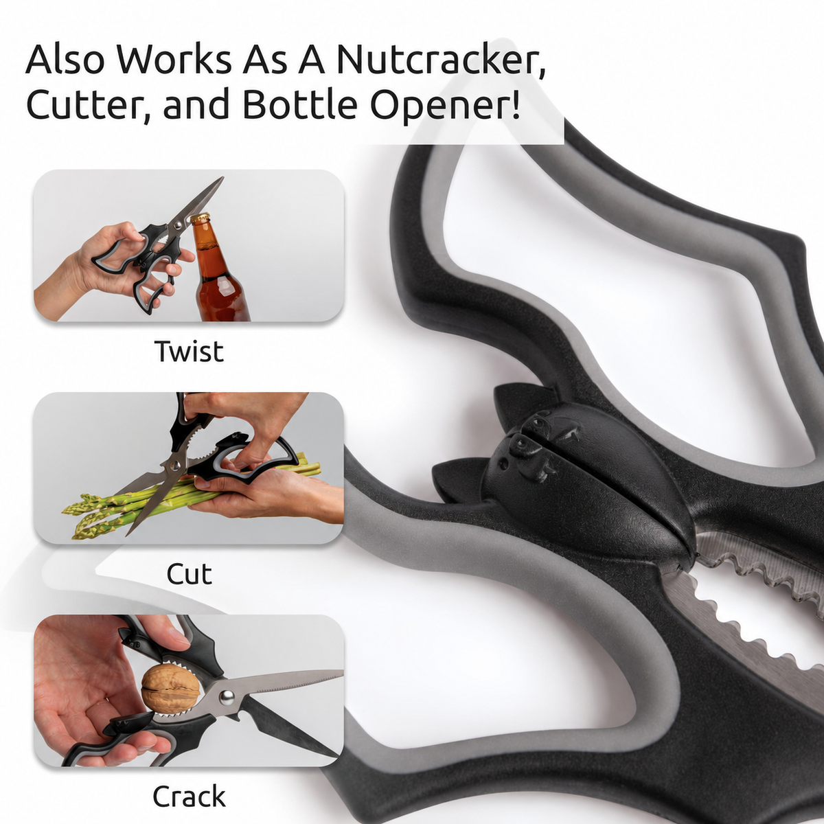 Mroace Bat Shaped Kitchen Scissors